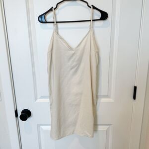 TNA Cream Spaghetti Strap Dress